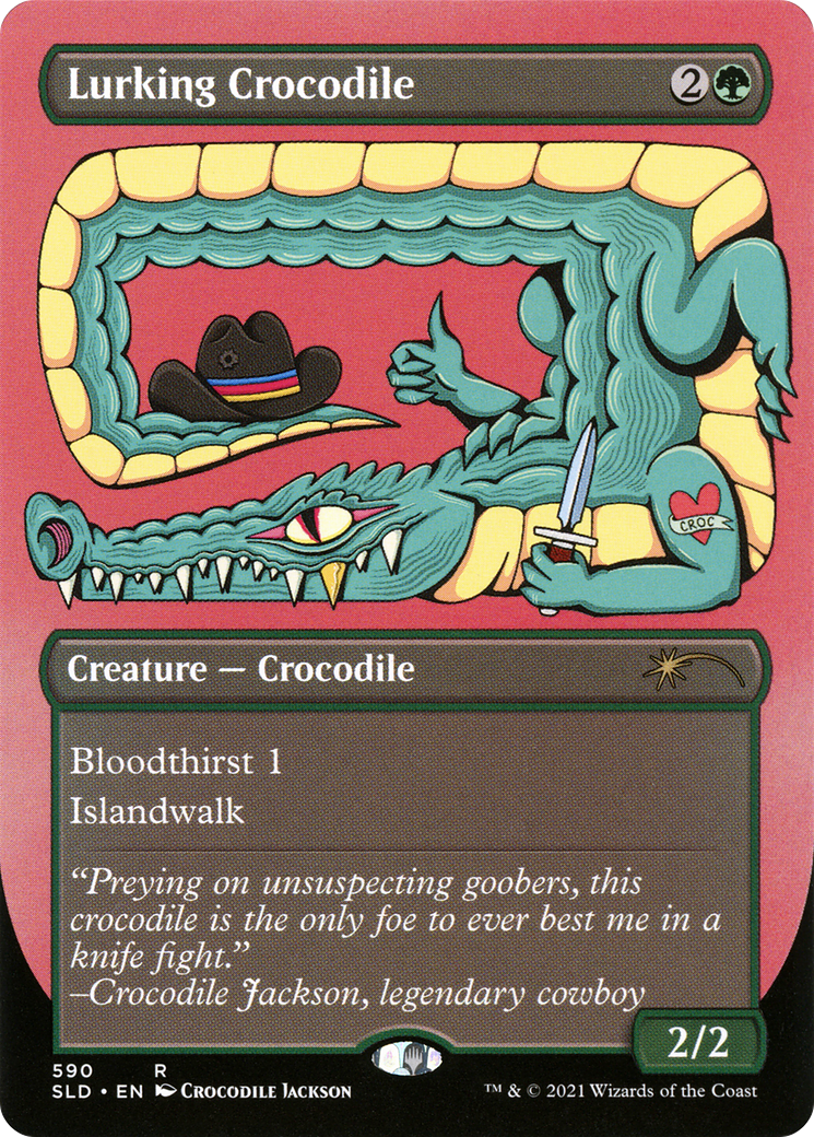 Lurking Crocodile [Secret Lair Drop Promos] | Grognard Games