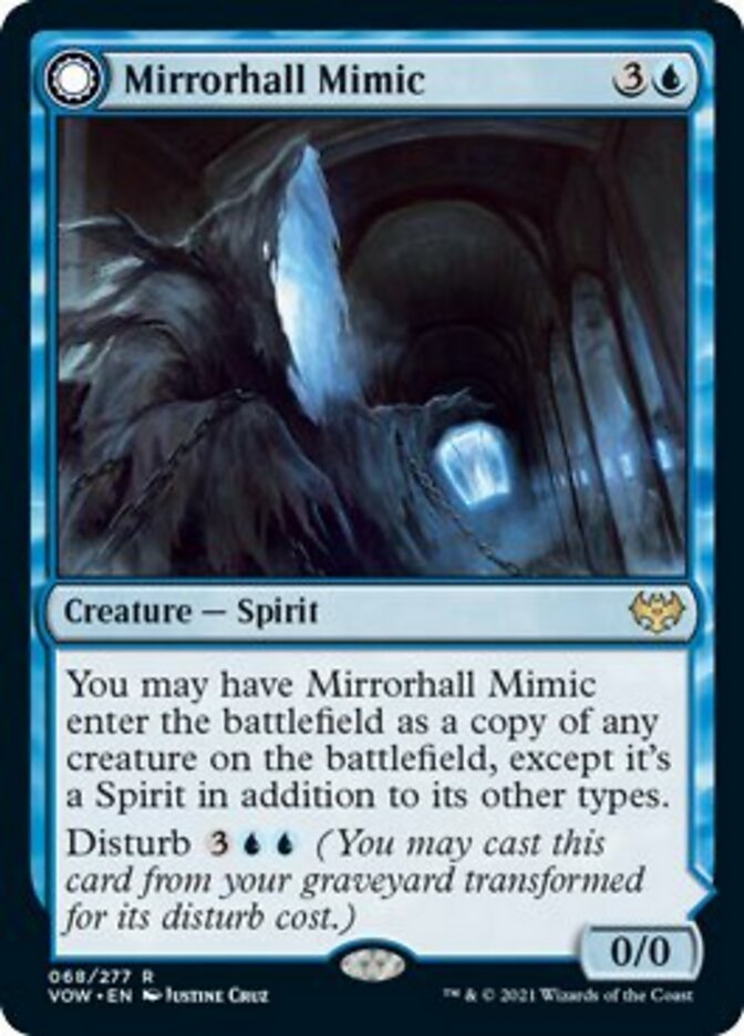 Mirrorhall Mimic // Ghastly Mimicry [Innistrad: Crimson Vow] | Grognard Games