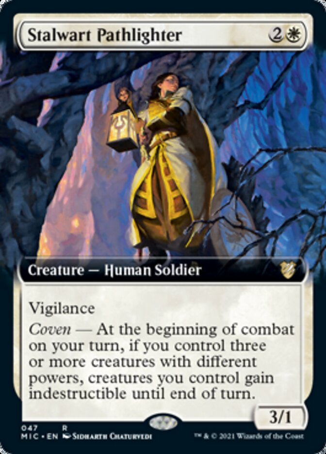 Stalwart Pathlighter (Extended) [Innistrad: Midnight Hunt Commander] | Grognard Games