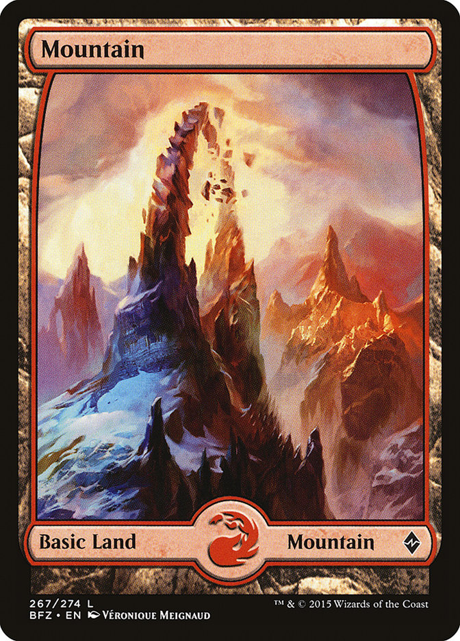 Mountain (267) [Battle for Zendikar] | Grognard Games