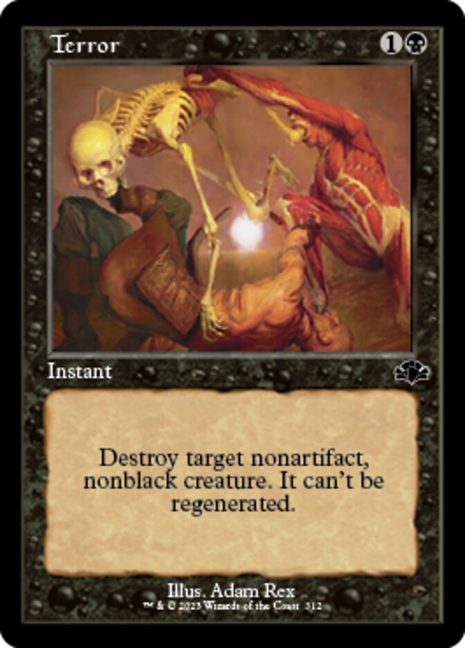 Terror (Retro) [Dominaria Remastered] | Grognard Games