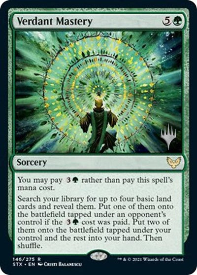 Verdant Mastery (Promo Pack) [Strixhaven: School of Mages Promos] | Grognard Games