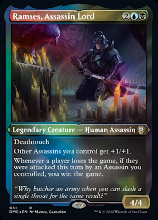 Ramses, Assassin Lord (Foil Etched) [Dominaria United Commander] | Grognard Games