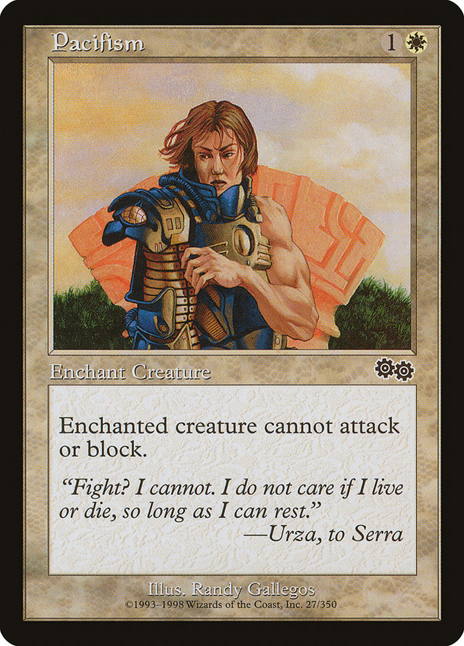 Pacifism [Urza's Saga] | Grognard Games