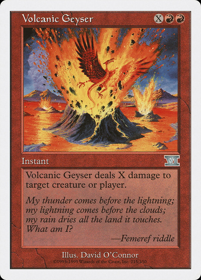 Volcanic Geyser [Classic Sixth Edition] | Grognard Games