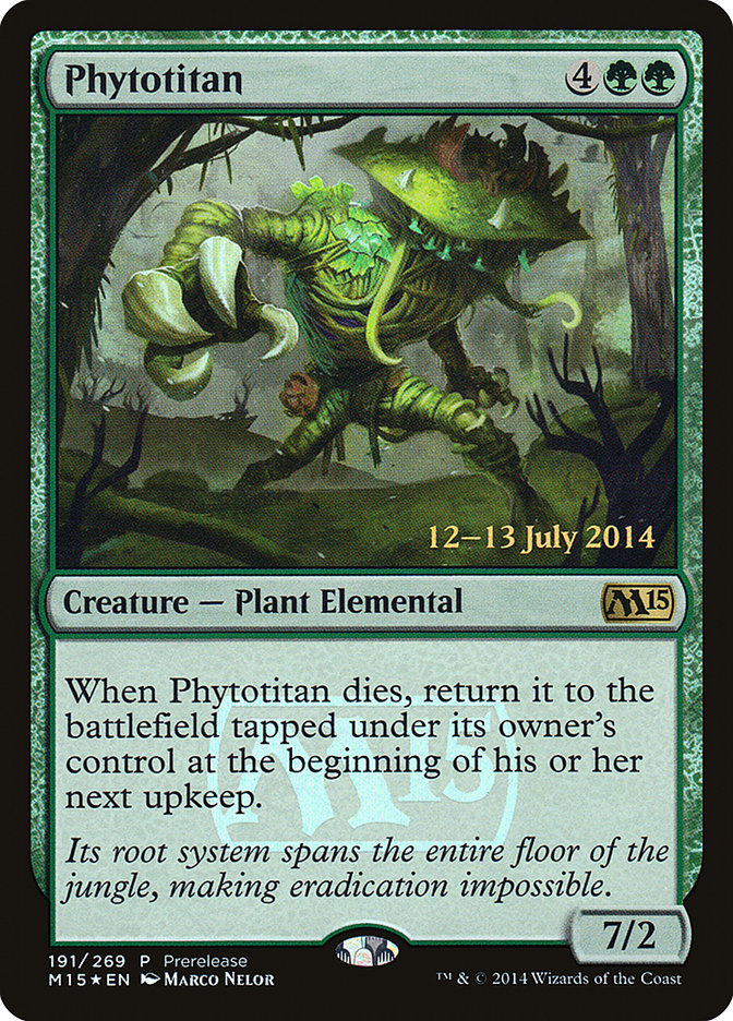 Phytotitan [Magic 2015 Prerelease Promos] | Grognard Games