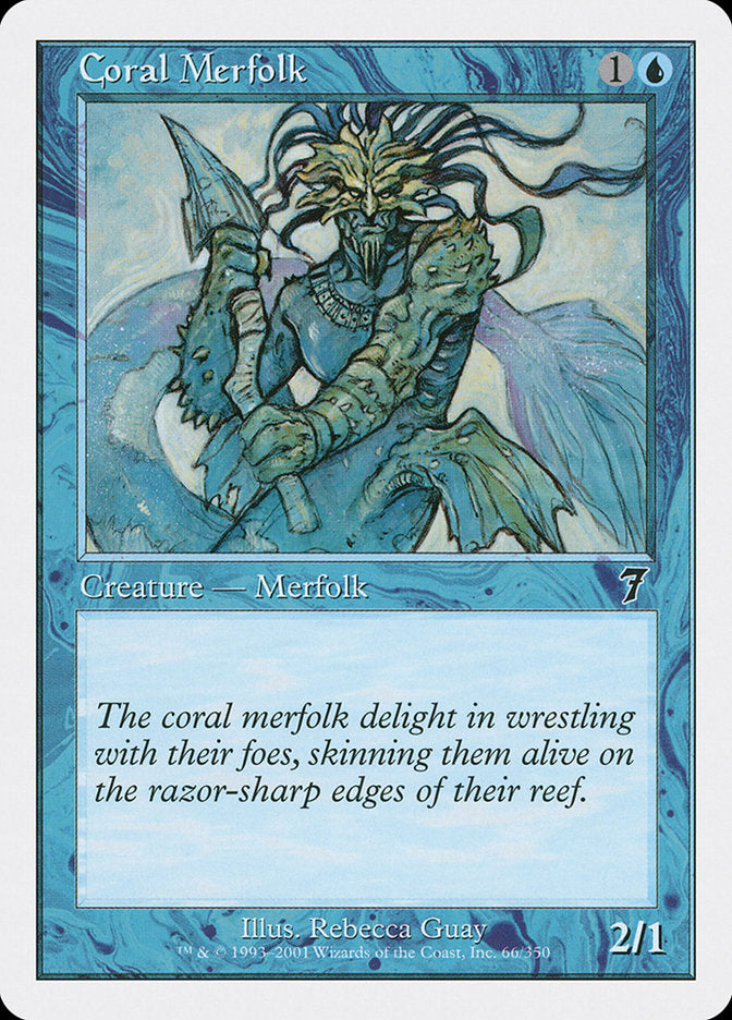 Coral Merfolk [Seventh Edition] | Grognard Games