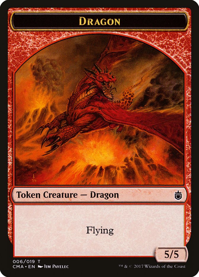Dragon [Commander Anthology Tokens] | Grognard Games