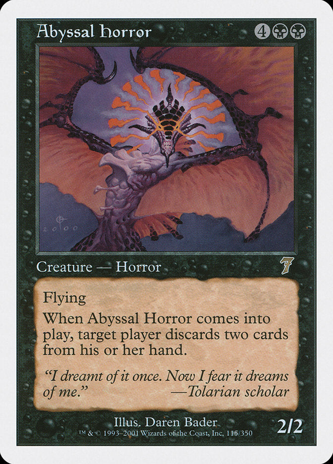 Abyssal Horror [Seventh Edition] | Grognard Games