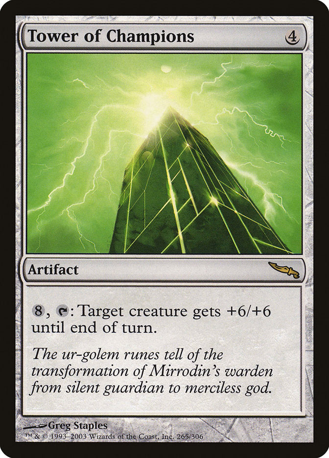 Tower of Champions [Mirrodin] | Grognard Games