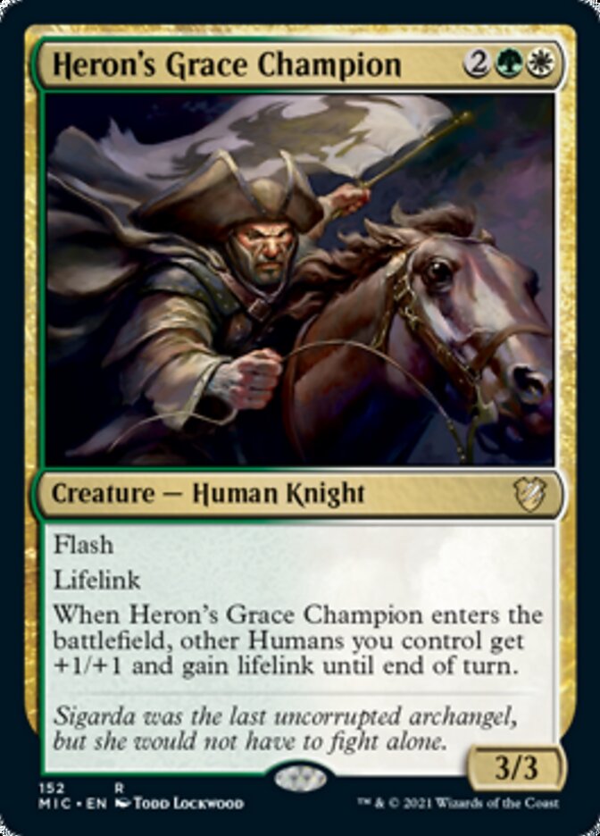 Heron's Grace Champion [Innistrad: Midnight Hunt Commander] | Grognard Games