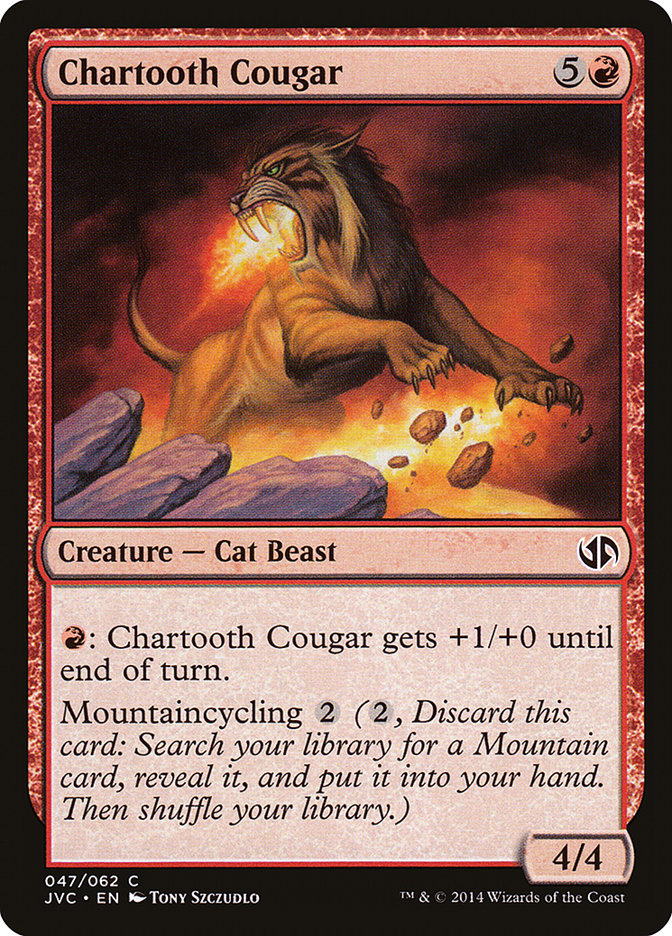 Chartooth Cougar [Duel Decks Anthology] | Grognard Games