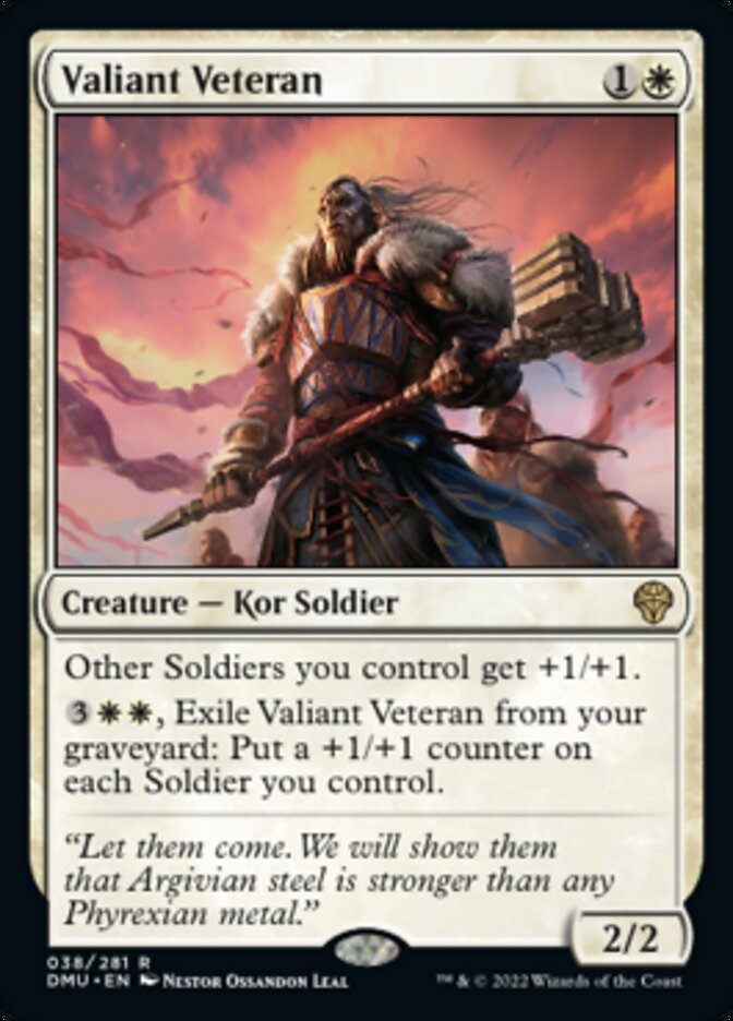 Valiant Veteran [Dominaria United] | Grognard Games