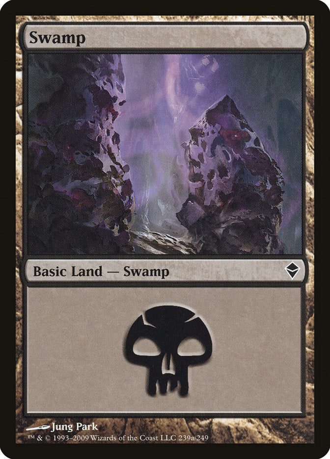 Swamp (239a) [Zendikar] | Grognard Games