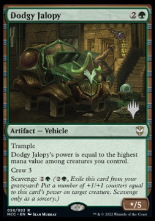 Dodgy Jalopy (Promo Pack) [Streets of New Capenna Commander Promos] | Grognard Games