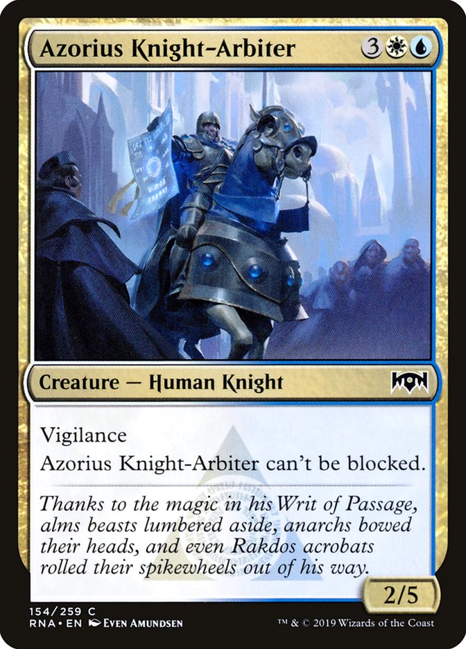 Azorius Knight-Arbiter [Ravnica Allegiance] | Grognard Games