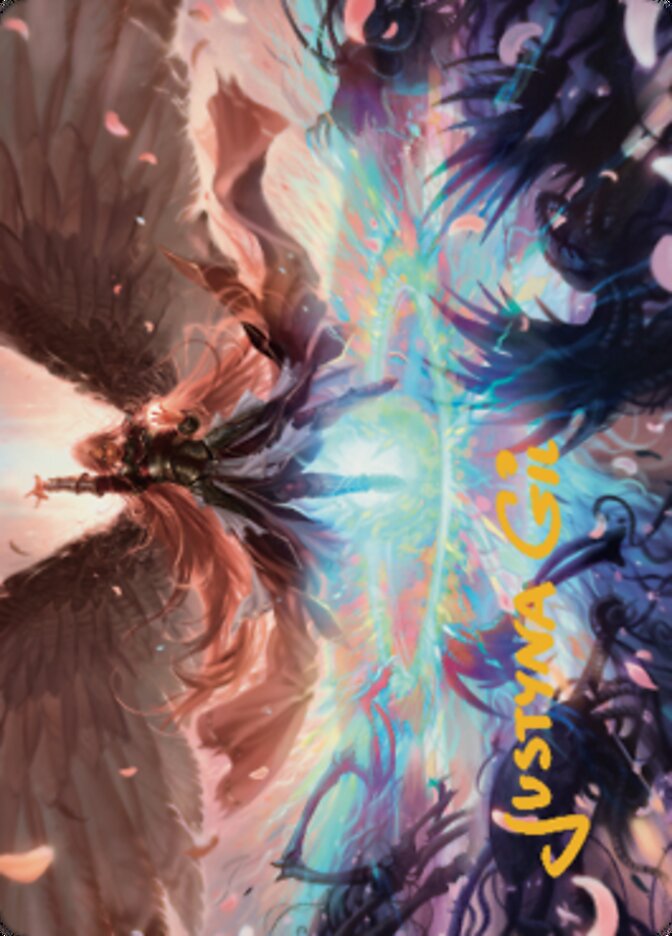 Iridian Maelstrom Art Card (Gold-Stamped Signature) [Dominaria United Art Series] | Grognard Games