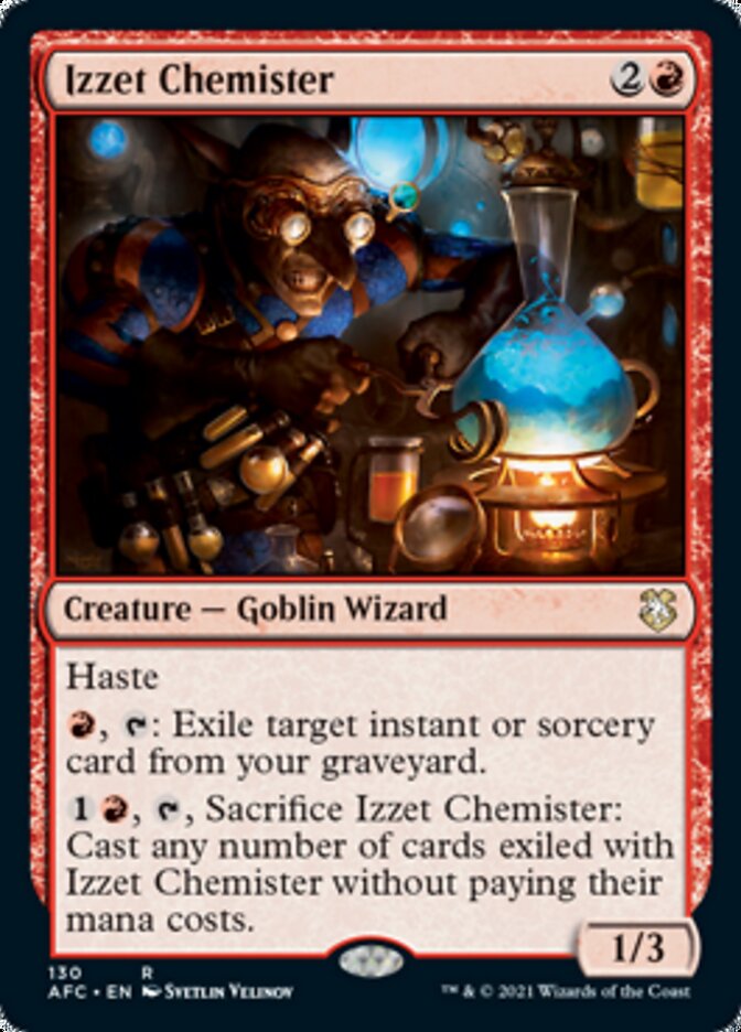 Izzet Chemister [Dungeons & Dragons: Adventures in the Forgotten Realms Commander] | Grognard Games