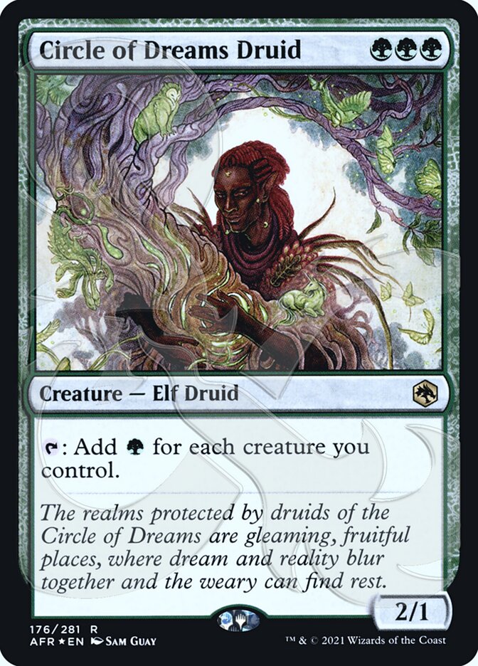 Circle of Dreams Druid (Ampersand Promo) [Dungeons & Dragons: Adventures in the Forgotten Realms Promos] | Grognard Games