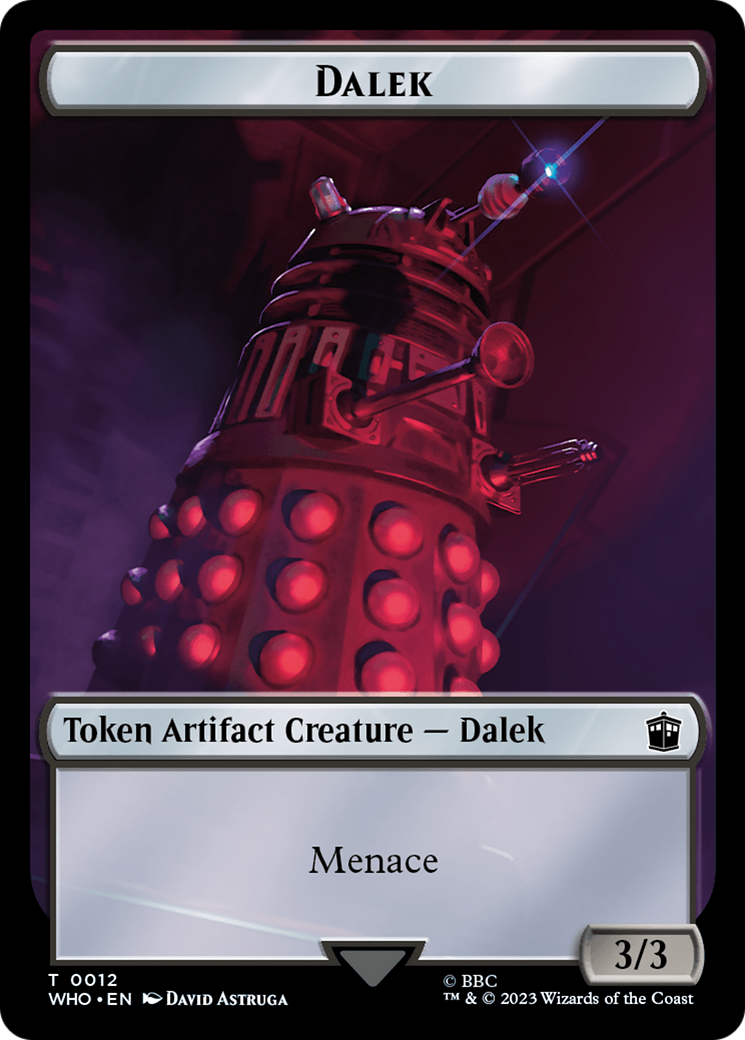 Dalek // Treasure (0029) Double-Sided Token [Doctor Who Tokens] | Grognard Games