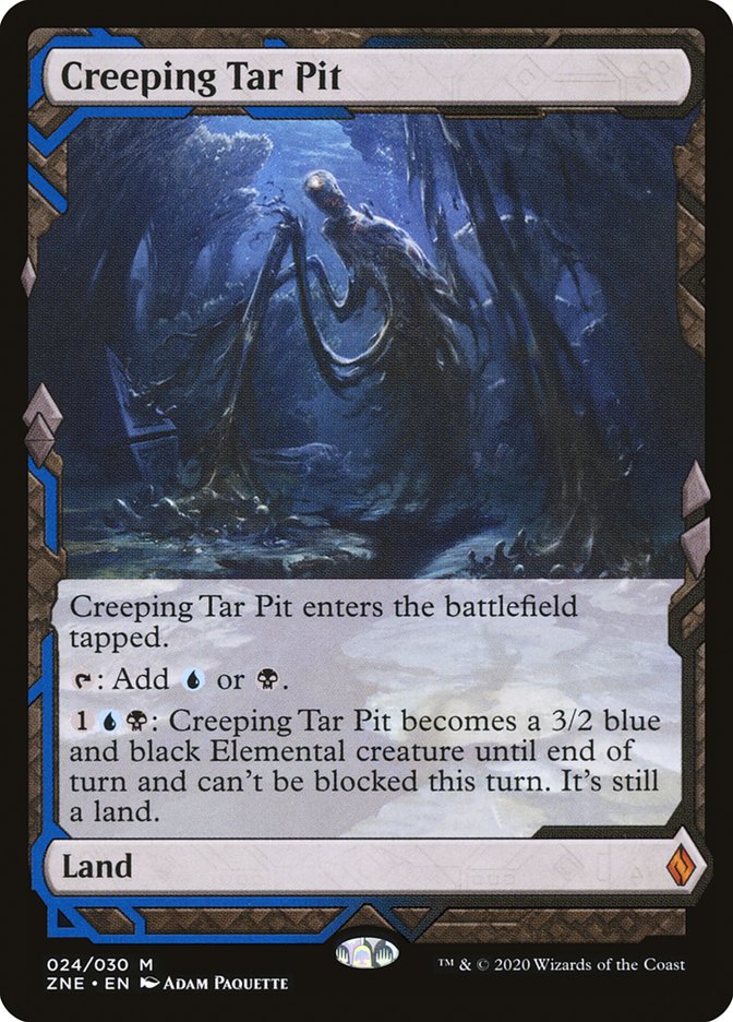 Creeping Tar Pit (Expeditions) [Zendikar Rising Expeditions] | Grognard Games