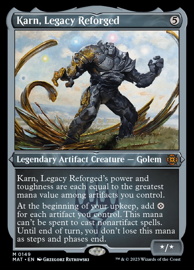 Karn, Legacy Reforged (Foil Etched) [March of the Machine: The Aftermath] | Grognard Games