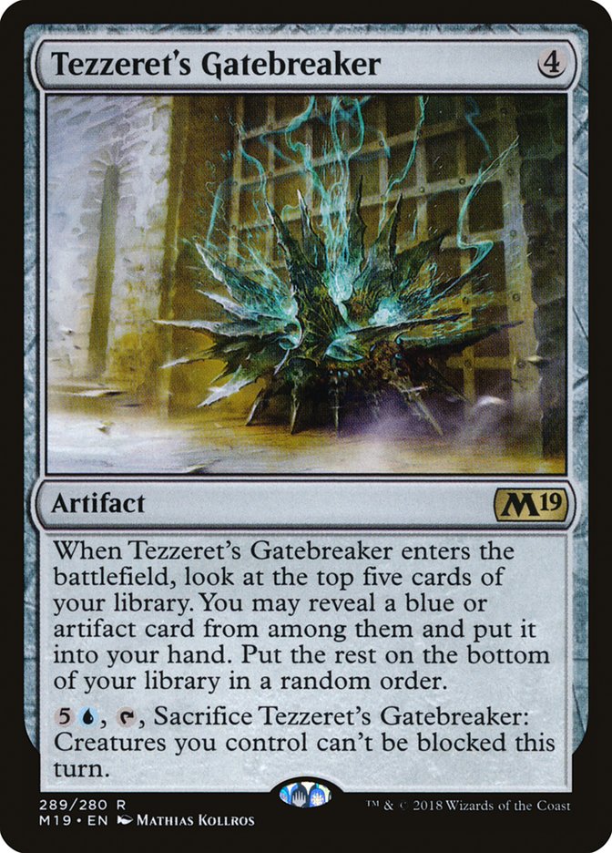 Tezzeret's Gatebreaker [Core Set 2019] | Grognard Games