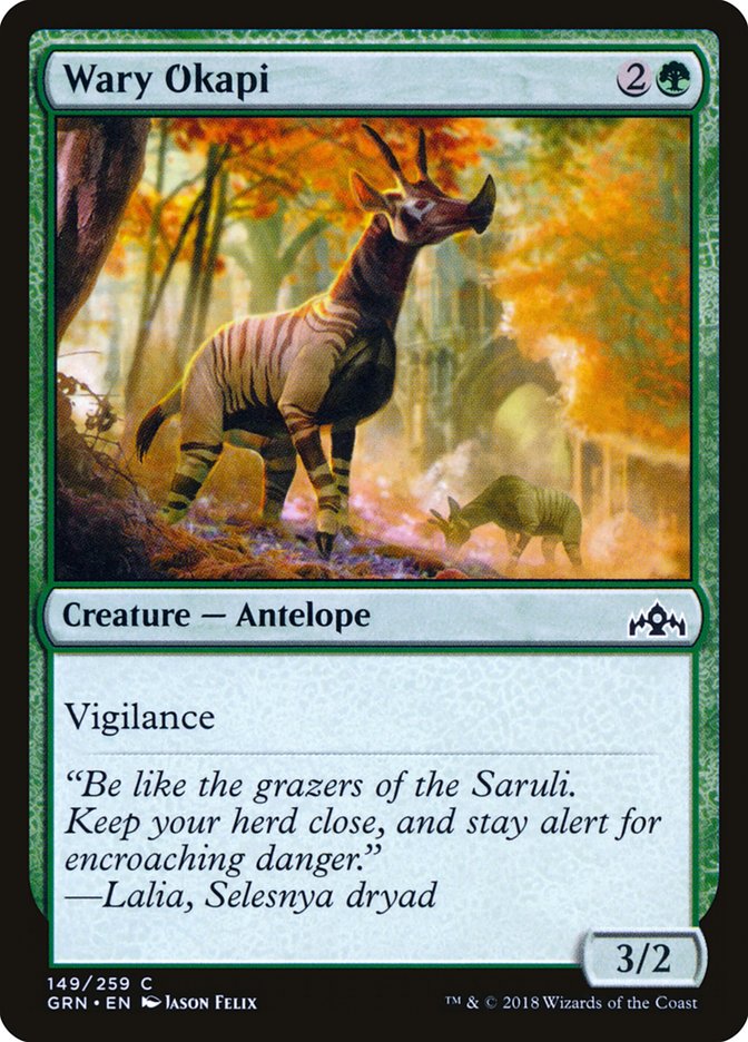 Wary Okapi [Guilds of Ravnica] | Grognard Games