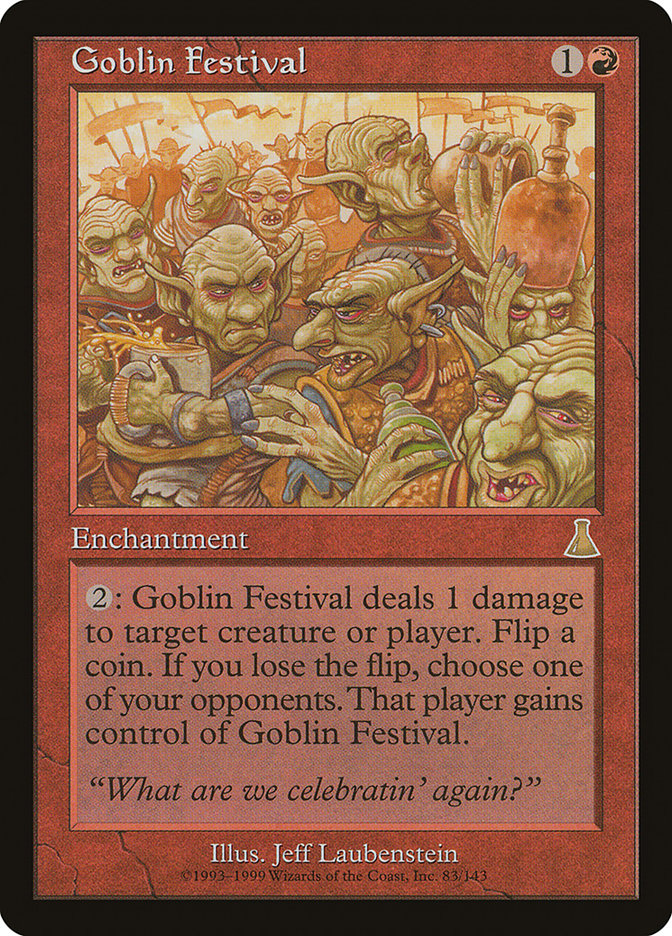 Goblin Festival [Urza's Destiny] | Grognard Games