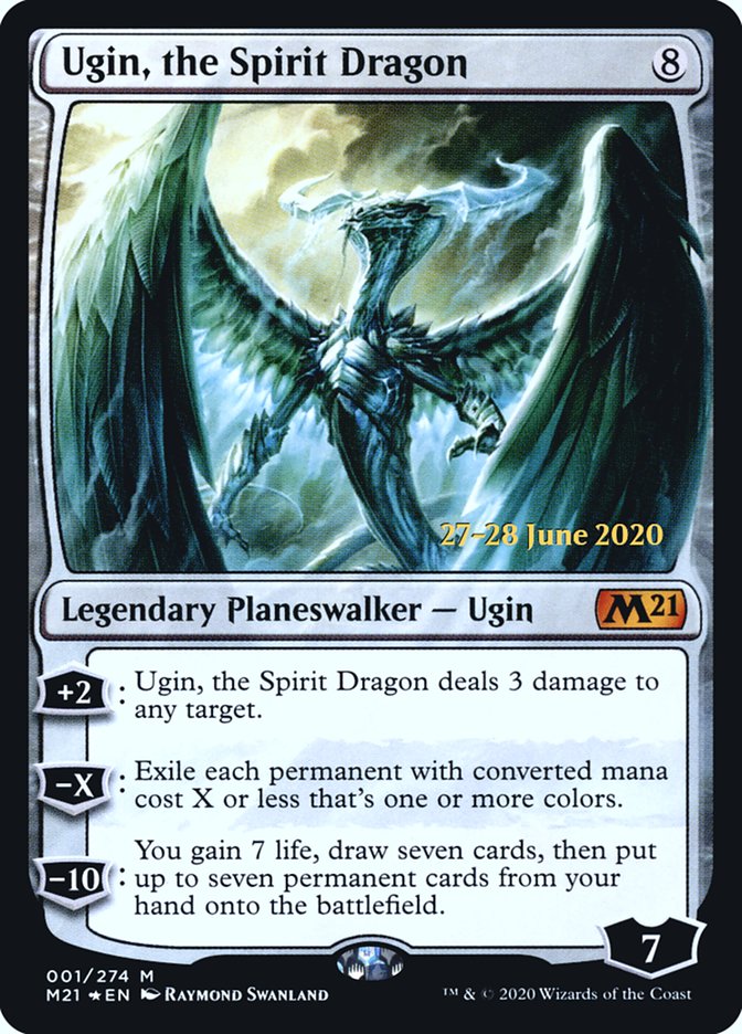 Ugin, the Spirit Dragon  [Core Set 2021 Prerelease Promos] | Grognard Games