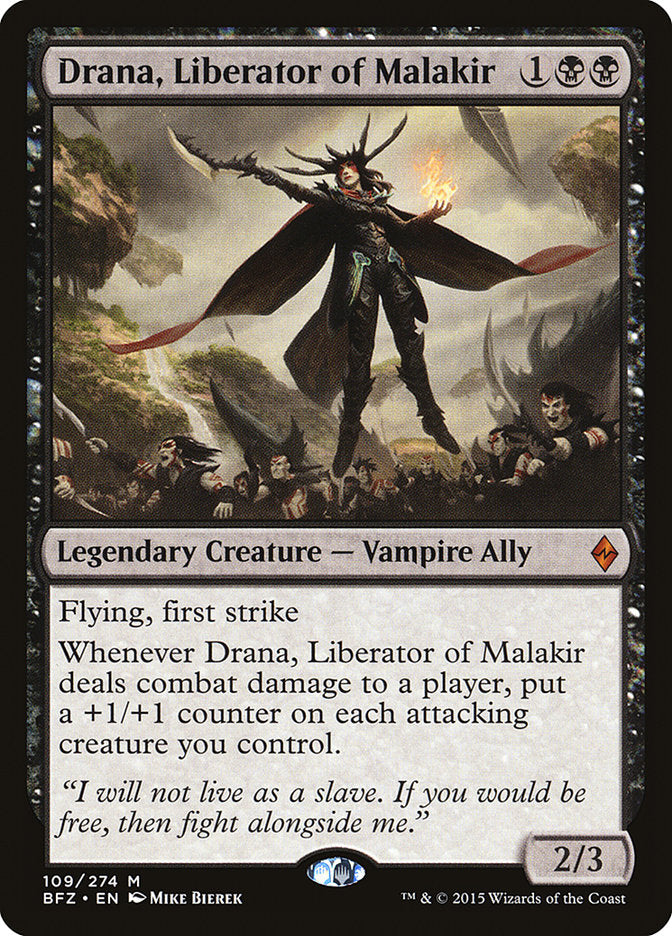 Drana, Liberator of Malakir [Battle for Zendikar] | Grognard Games