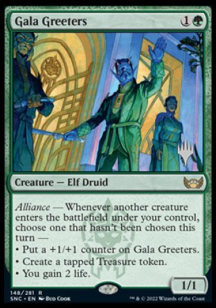 Gala Greeters (Promo Pack) [Streets of New Capenna Promos] | Grognard Games