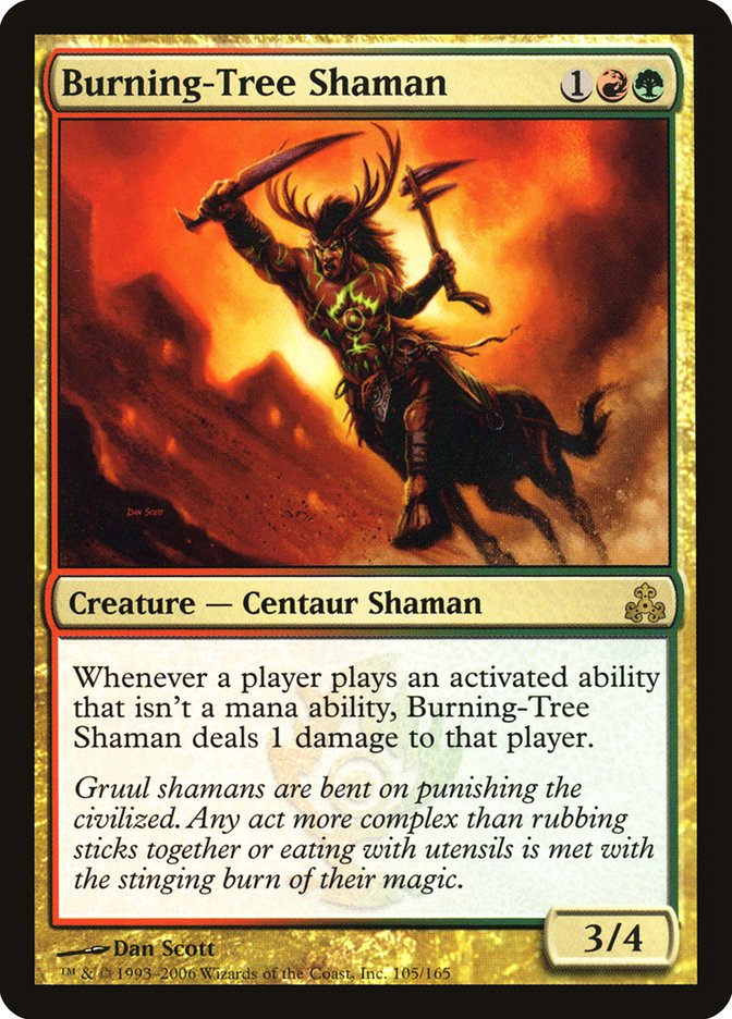 Burning-Tree Shaman [Guildpact] | Grognard Games