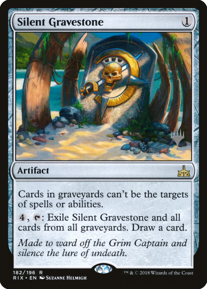 Silent Gravestone (Promo Pack) [Rivals of Ixalan Promos] | Grognard Games