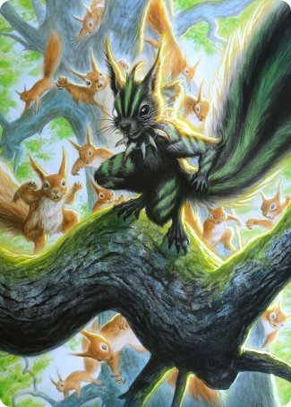 Chatterfang, Squirrel General Art Card (67) [Modern Horizons 2 Art Series] | Grognard Games