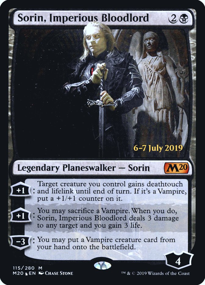 Sorin, Imperious Bloodlord  [Core Set 2020 Prerelease Promos] | Grognard Games