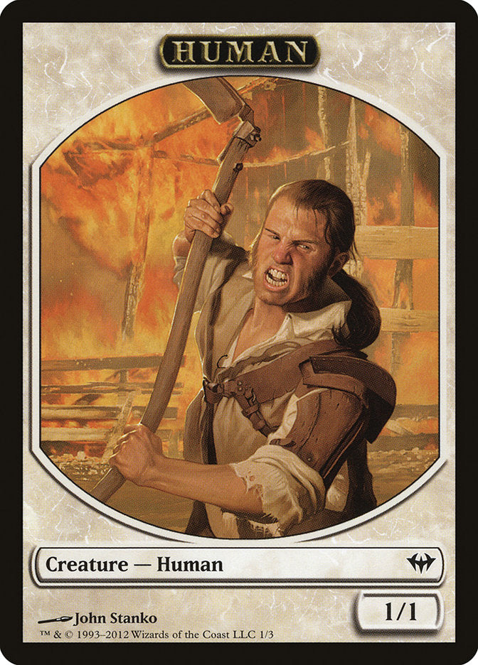 Human [Dark Ascension Tokens] | Grognard Games