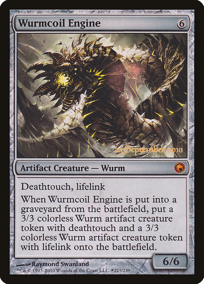 Wurmcoil Engine [Scars of Mirrodin Prerelease Promos] | Grognard Games