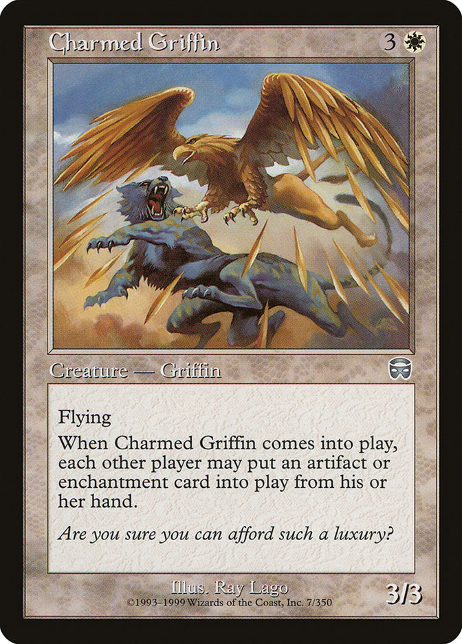 Charmed Griffin [Mercadian Masques] | Grognard Games