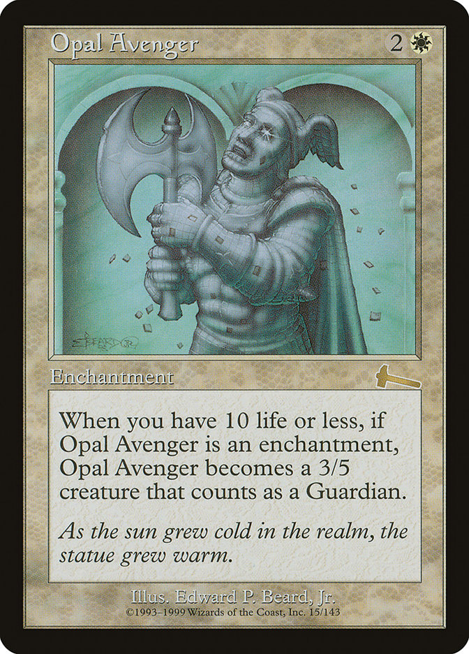 Opal Avenger [Urza's Legacy] | Grognard Games