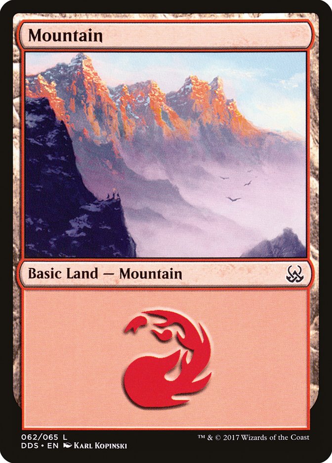 Mountain (62) [Duel Decks: Mind vs. Might] | Grognard Games