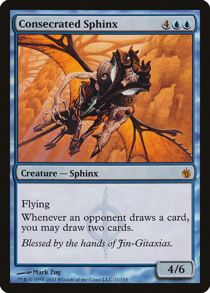 Consecrated Sphinx [Mirrodin Besieged] | Grognard Games