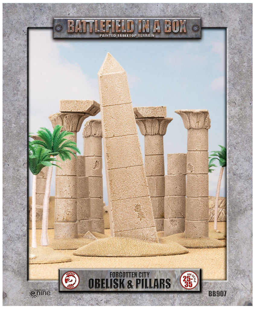 BB907 Forgotten City - Obelisk & Pillars | Grognard Games