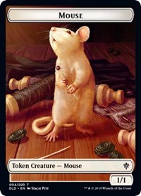 Mouse // Food (18) Double-sided Token [Throne of Eldraine Tokens] | Grognard Games