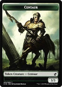 Centaur // Egg Double-sided Token [Commander 2019 Tokens] | Grognard Games