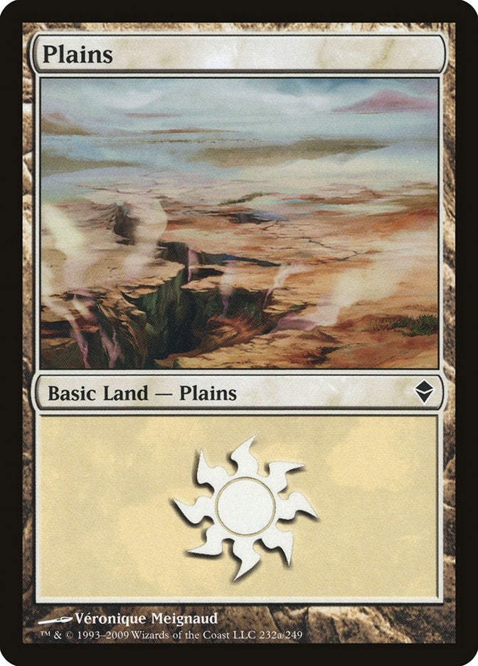 Plains (232a) [Zendikar] | Grognard Games