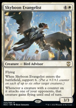 Skyboon Evangelist (Promo Pack) [Streets of New Capenna Commander Promos] | Grognard Games