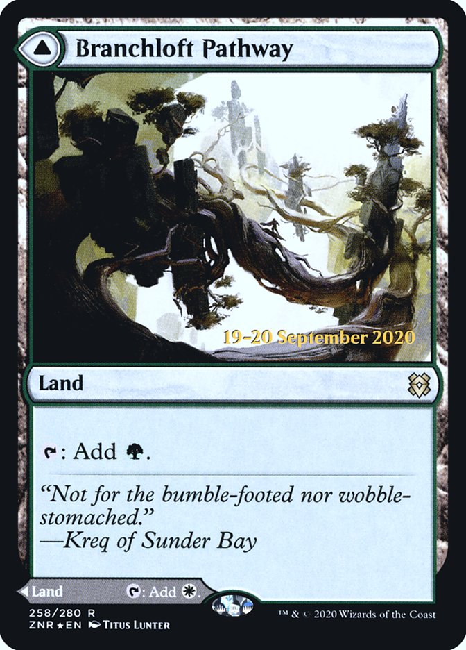 Branchloft Pathway // Boulderloft Pathway [Zendikar Rising Prerelease Promos] | Grognard Games