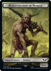 Spawn // Plaguebearer of Nurgle (Surge Foil) [Universes Beyond: Warhammer 40,000 Tokens] | Grognard Games