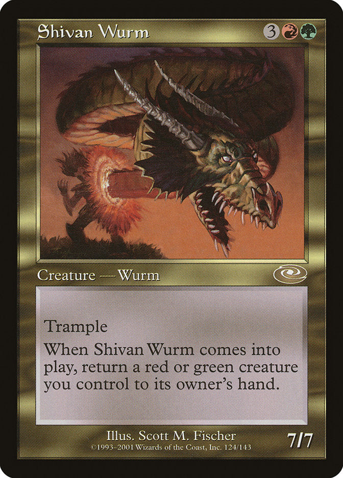 Shivan Wurm [Planeshift] | Grognard Games